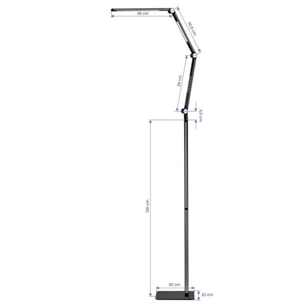 LED lampa bez sjene