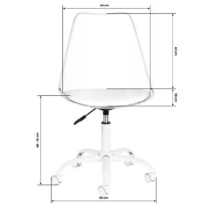 Ghost kozmetička stolica (prozirna)